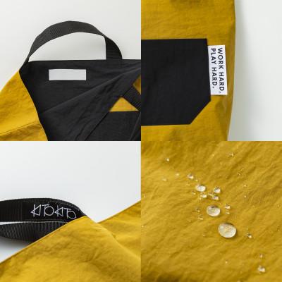 ふるさと納税 寝屋川市 KITOKITO 撥水ナイロンレッスンバッグ 1点 【Lサイズ/ネイビー】