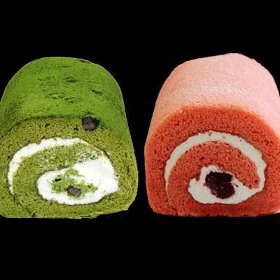 ふるさと納税 安来市 濃抹茶ろーる・やすぎ苺ろーる 詰め合わせ