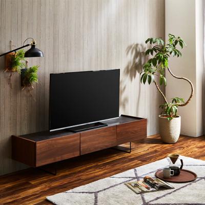 ふるさと納税 大川市 テレビボード幅180カジュアル 国産家具 NA/BRの画像