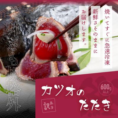 ふるさと納税 芸西村 訳ありカツオのたたき600g+真鯛漬け丼の素80g×5P|y-sf|04