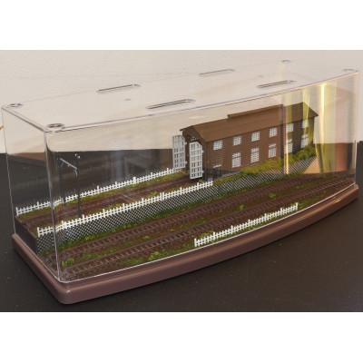 メ*〼様 Nゲージ 鉄道模型 風景付き 透明ケース付き メ*〼様 Nゲージ 鉄道模型 風景付き 透明ケース付き
