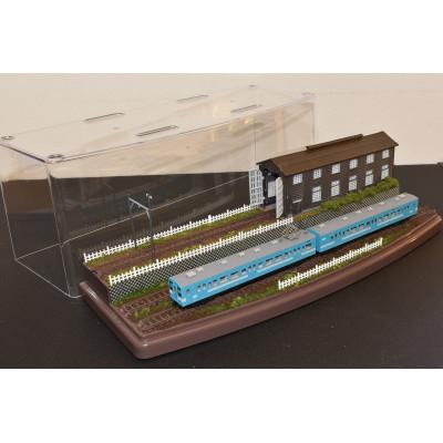 N／TOMIX製品店頭展示ケース／プラ製／特約店舗用非売品／台座なし１台 Nゲージ用アクリルケース 幅1200mm_Bタイプ』 台付 鉄道模型 車両 展示