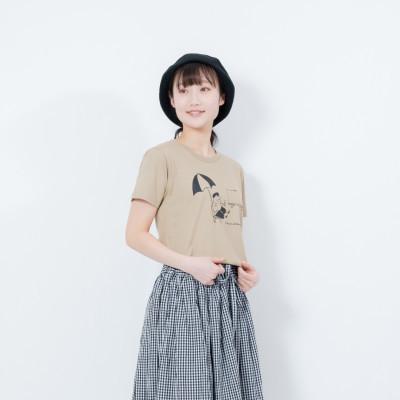 ふるさと納税 鎌倉市 【KEYMEMORY鎌倉】GrenouilleイラストTシャツ BEIGE　サイズ0｜y-sf｜03