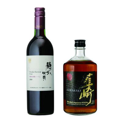 ふるさと納税 韮崎市 韮崎ウイスキー&amp;赤ワインのセット