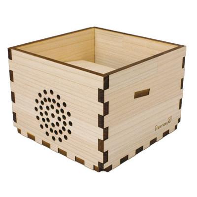 ふるさと納税 馬路村 Danran スマートフォンスピーカー 無塗装[323]