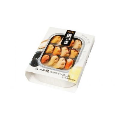 ふるさと納税 岩手町 缶つま ムール貝の白ワイン蒸し風 24缶 つまみ 海産物 小分け おかず_1