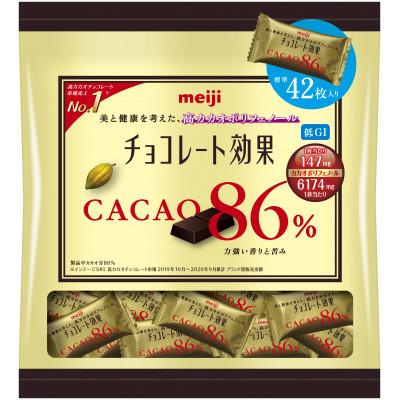 ふるさと納税 高槻市 チョコレート効果カカオ86% 大袋:1袋(表示内容量210g)×12袋入り(1袋に標準42枚入り)