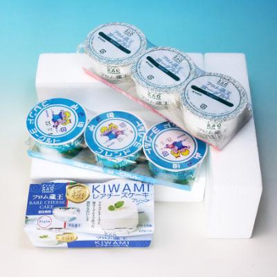 ふるさと納税 白石市 【12月発送】フロム蔵王 「極レアチーズケーキ」「ヨーグルト」48個セット|y-sf|02