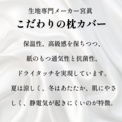ふるさと納税 与謝野町 洗える抗菌シルク和紙 枕カバー 1枚　肌にやさしい、美容・ヘアケアにぴったり 【高島屋選定品】_1