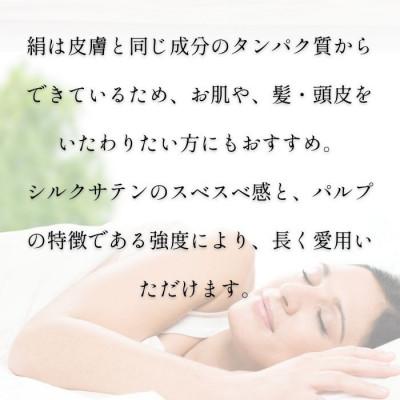 ふるさと納税 与謝野町 洗える抗菌シルク和紙 枕カバー 1枚　肌にやさしい、美容・ヘアケアにぴったり 【高島屋選定品】_2
