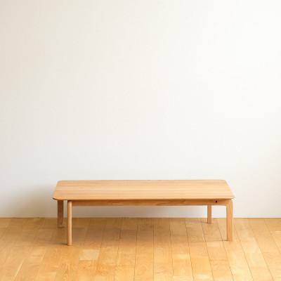 ふるさと納税 府中市 府中市の家具 リッショローテーブル 126×70 オーク(組み立て式)