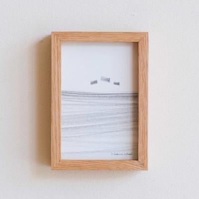 ふるさと納税 府中市 府中市の家具 フレーム ディリット ポストカードサイズ オーク