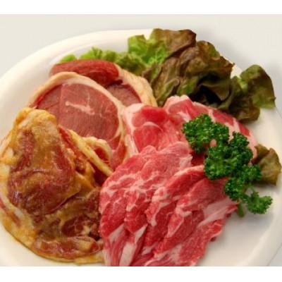 ふるさと納税 苫小牧市 ジンギスカン 味付き肉 生ラム 4種類(計800g) 簡易鍋付きセット｜y-sf｜02