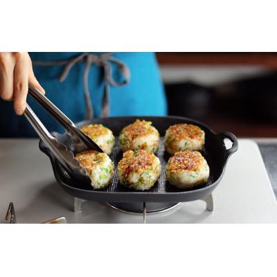 ふるさと納税 奥州市 南部鉄器 焼き焼きグリルどっしり深形 【OIGEN作