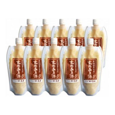 ふるさと納税 奥州市 発芽玄米の玄米あま酒 (濃縮タイプ)300g×10本 [AD004]の画像