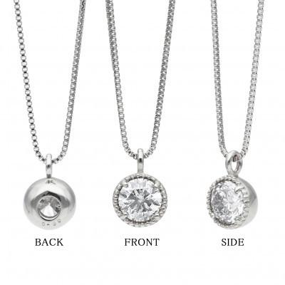 [大特価] ふるさと納税 甲府市 プラチナ ダイヤモンドミル打ちネックレス(0.3ct) 63-8550 【AA3243668569】(118220円)