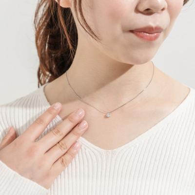 [大特価] ふるさと納税 甲府市 プラチナ ダイヤモンドミル打ちネックレス(0.3ct) 63-8550 【AA3243668569】(118220円)