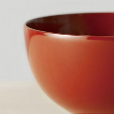 ふるさと納税 鯖江市 越前漆器 漆琳堂の真塗り椀 赤_1