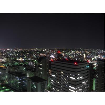 ふるさと納税 福岡市 天空ディナーコース(展望券込)2名分【福岡タワー内展望レストランにて優雅なひとときを】 