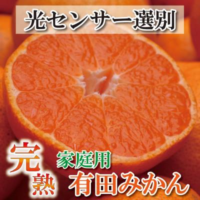 ふるさと納税 すさみ町 [2024年11月より発送]家庭用 完熟有田みかん5kg+150g(傷み補償分)[訳あり]