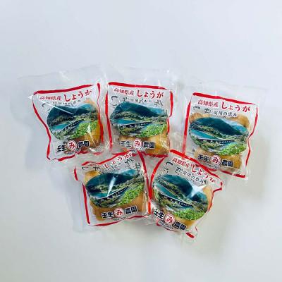 ふるさと納税 日高村 こだわりの低農薬「囲い生姜」 100g×5袋