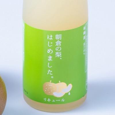 ふるさと納税 朝倉市 朝倉の梨はじめました。500ml×2本(梨梅酒)