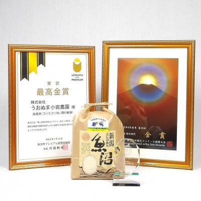 ふるさと納税 魚沼市 ツバメの飛び交う棚田米 精米3kg