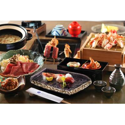 ローボード ふるさと納税 新温泉町 御宿コトブキ　快眠セラピー付き1泊2食飲み放題ペア平日宿泊券 【UO2716312783】(99000円)