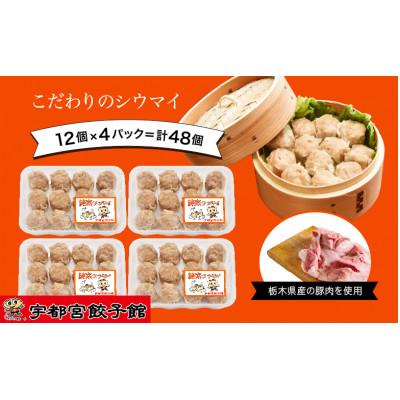 ふるさと納税 宇都宮市 「宇都宮餃子館」の[健太シウマイ]12個入り×4パック(計48個)