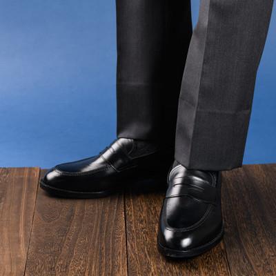 ふるさと納税 倭イズム ( ヤマトイズム ) 鹿革 シューズ 紳士靴 YA3300 ふるさと納税 大和郡山市 ヤマトイズム 26.5cm ブラック ビジネス