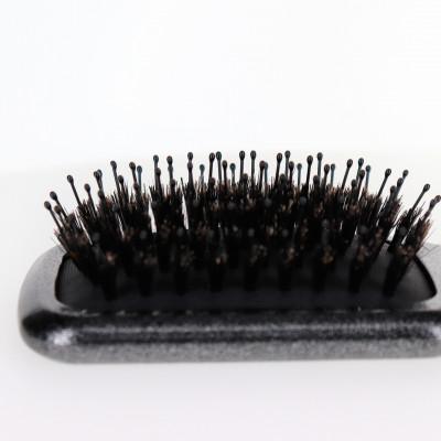 完動品 ふるさと納税 海南市 漆塗り天然豚毛パドルブラシ　箔白(小) 【PE1725829588】(11050円)