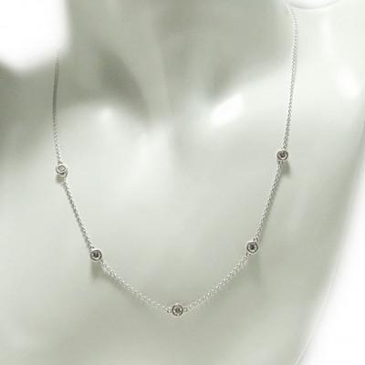 ダイヤモンドネックレスpt850⁄900 0.7ct PT850⁄900プラチナ「ライト