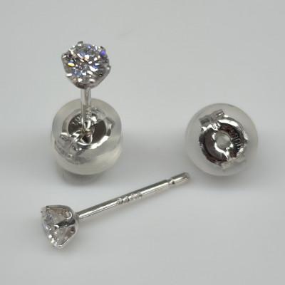 お値下げ ふるさと納税 甲府市 プラチナ Dカラー 0.2ctUP 6本爪 ダイヤ ピアス BPE-03024P 【N1797151682】(65500円)