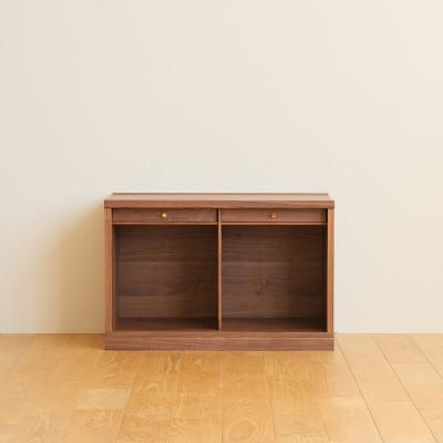 ふるさと納税 府中市 府中市の家具 COCCO Unit A(引き出し2杯+ベースセット) ウォールナット材