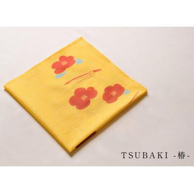 ふるさと納税 足利市 刀剣デザインハンカチ「TSUBAKI - 椿 -」