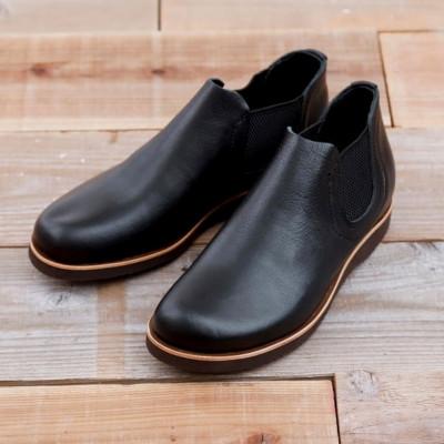 ふるさと納税 大和郡山市 KOTOKA KTO-5012 ブラック 一枚革サイドゴア 婦人靴 22.5cm