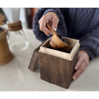 ふるさと納税 高岡市 COFFEE STOCKER(コーヒーストッカー) 200g用 焼桐 総国産桐使用 天然蜜蝋仕上げ : さとふる ...