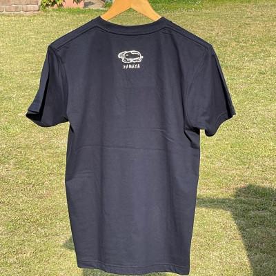 朝来市 オオサンショウウオ Tシャツ(紺・Sサイズ) 【フォーマル】