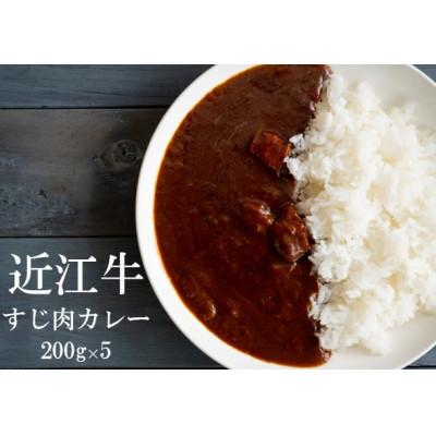 ふるさと納税 竜王町 近江牛 牛すじカレー (200g×5)