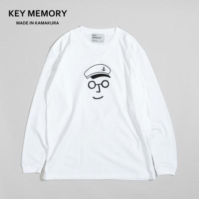 ふるさと納税 鎌倉市 セーラー帽イラストロングTシャツ WHITE サイズ0
