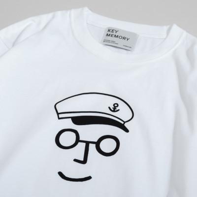 ふるさと納税 鎌倉市 セーラー帽イラストロングTシャツ　WHITE サイズ1｜y-sf｜04