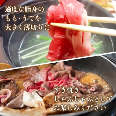 ふるさと納税 高山市 飛騨牛　赤身　すき焼・しゃぶしゃぶ用(ももうで)1kg　TR3736 
