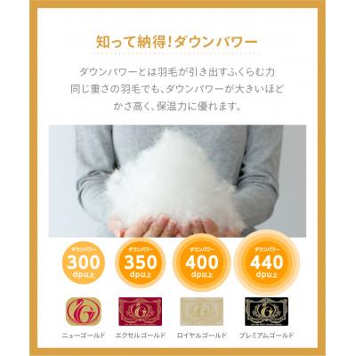 ふるさと納税 高松市 香川県高松市で製造 羽毛合掛け布団KL ダウン93% キングロング 230×210サイズの画像