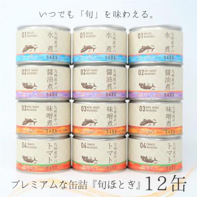 ふるさと納税 松浦市 缶詰工場直送 伝統のさば缶「旬ほとぎ」4種類の