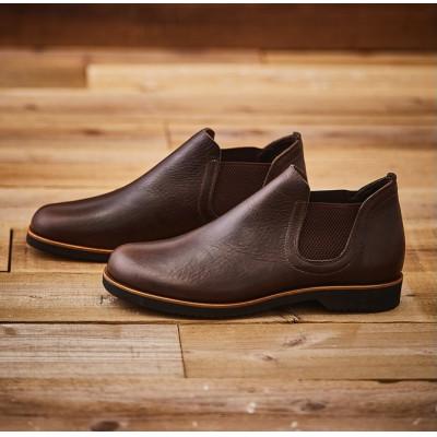 ふるさと納税 大和郡山市 コトカの紳士靴 チョコレート 一枚革サイドゴア 24 5cm Kto 5002 Www Geosen Org