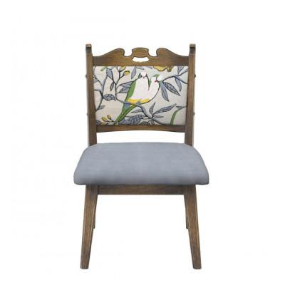 ふるさと納税 神戸市 創業150年老舗洋家具屋の小椅子ポロチェア[Lovebird-blue/High type]
