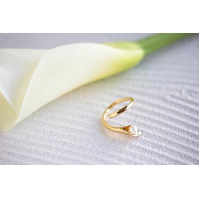 ふるさと納税 藤沢市 Calla K10 パールリング(14号)