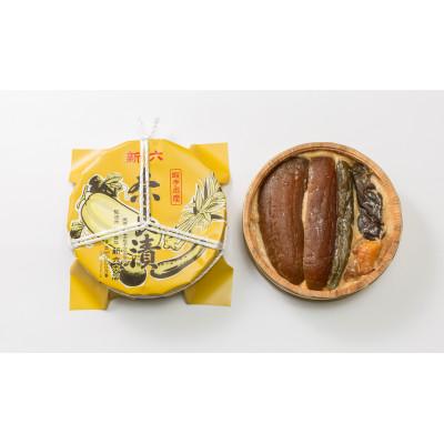 ふるさと納税 取手市 取手名産「新六の奈良漬」H樽(瓜・胡瓜・茄子・生姜)665g