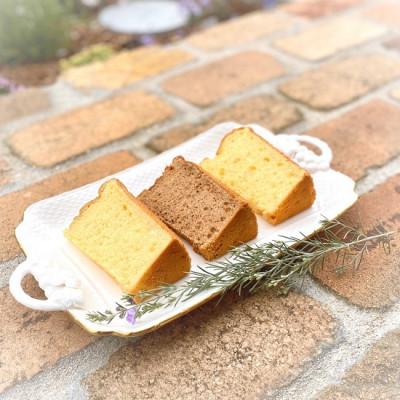 ふるさと納税 芦屋市 ひみつのひとさじ 人気のしっとりふわふわシフォンケーキ3ピースセット