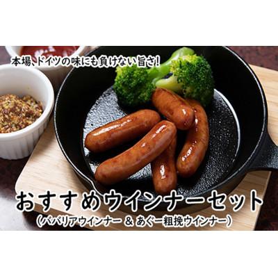 ふるさと納税 浦添市 ババリア ウインナー6cm(300g×4) &amp; あぐー粗挽 ソーセージ13cm(300g×2)